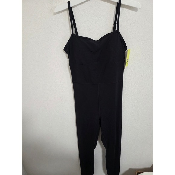 all in motion Pants - All in Motion Black Active Bodysuit Everyday Soft Sweetheart Cutout Small